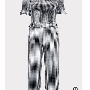 Gingham Two Piece Set